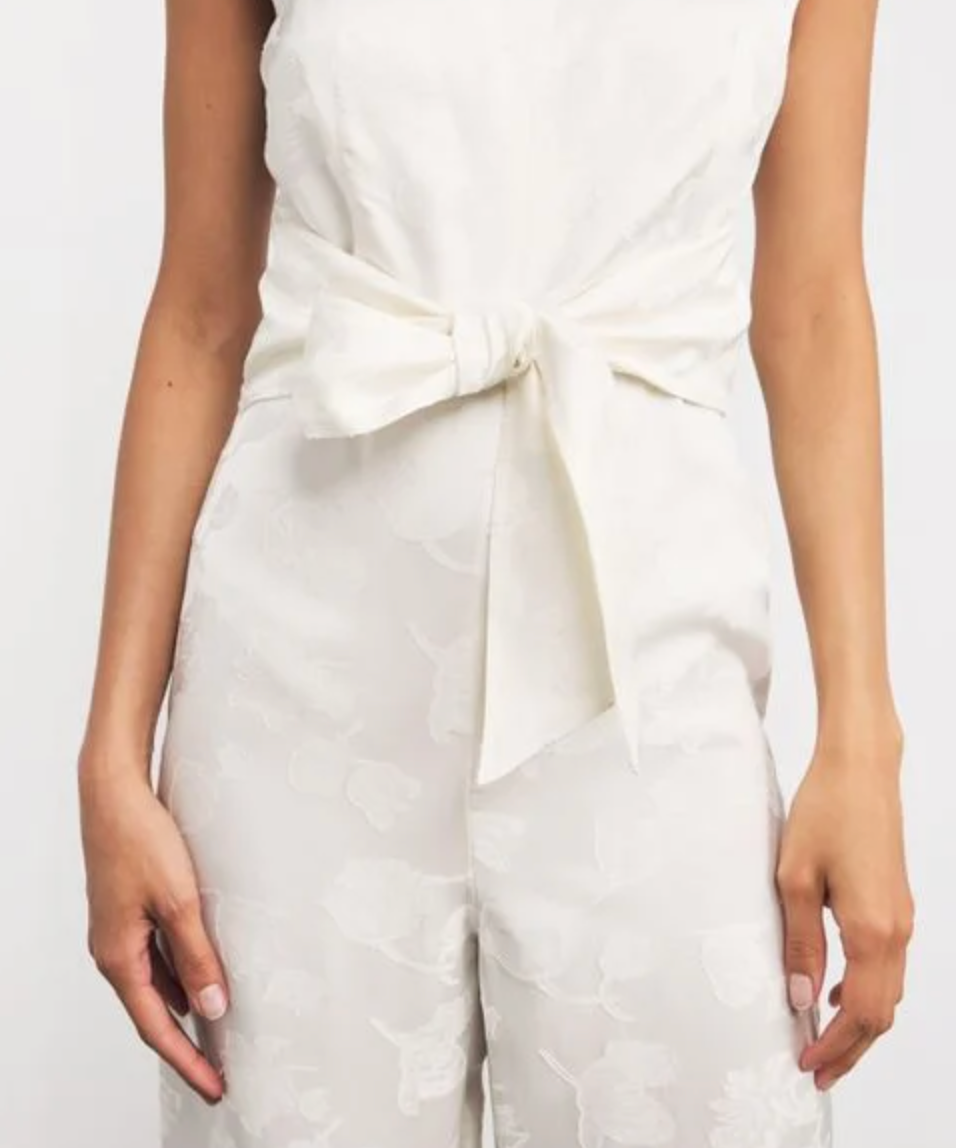 Claudie Pierlot Jacquard Sleeveless Jumpsuit