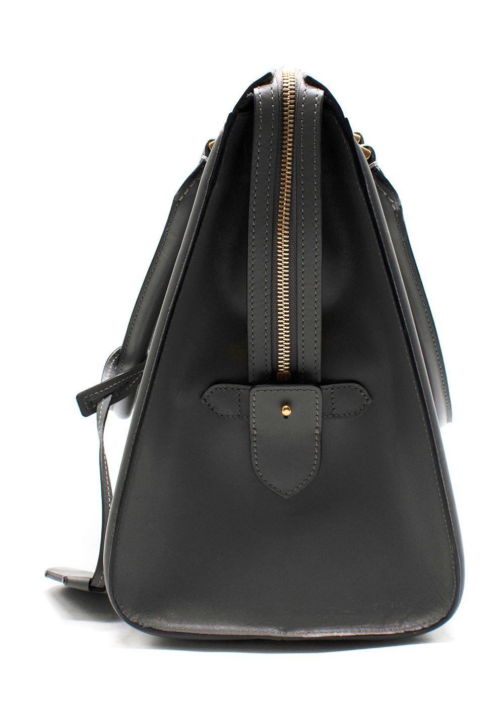 Alexander McQueen Grey Leather Heroine Bag