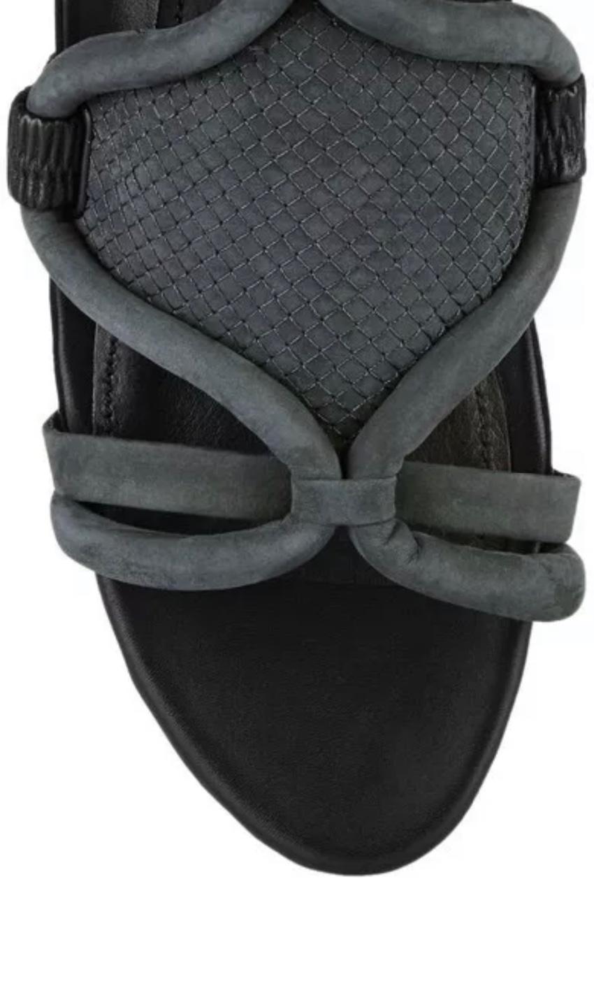 3.1 Phillip Lim Black Marquise Flat Sandals