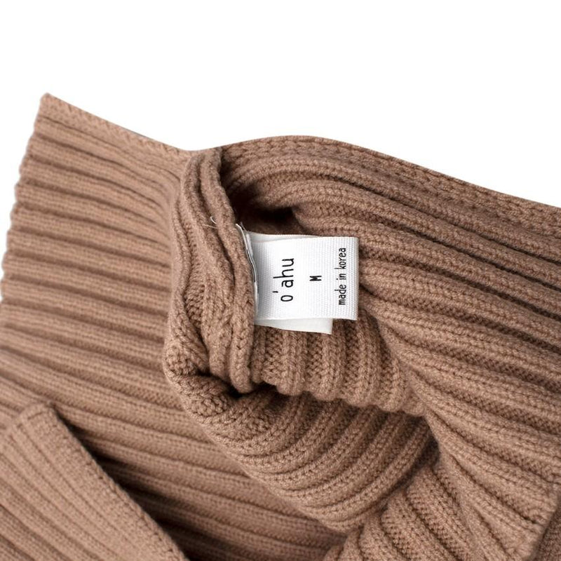 O'ahu Pink Ribbed Knit Tank Dress
