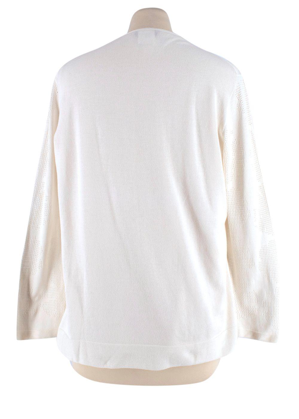 Akris Cream Fine Cotton Twin-set