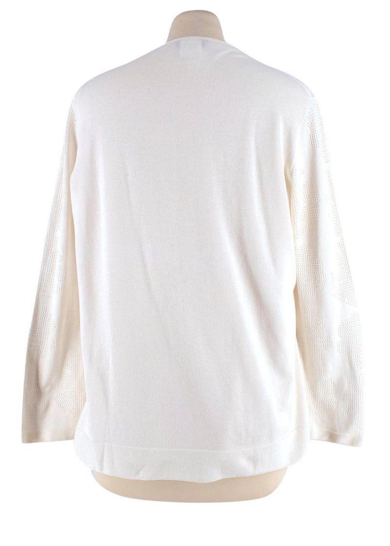 Akris Cream Fine Cotton Twin-set