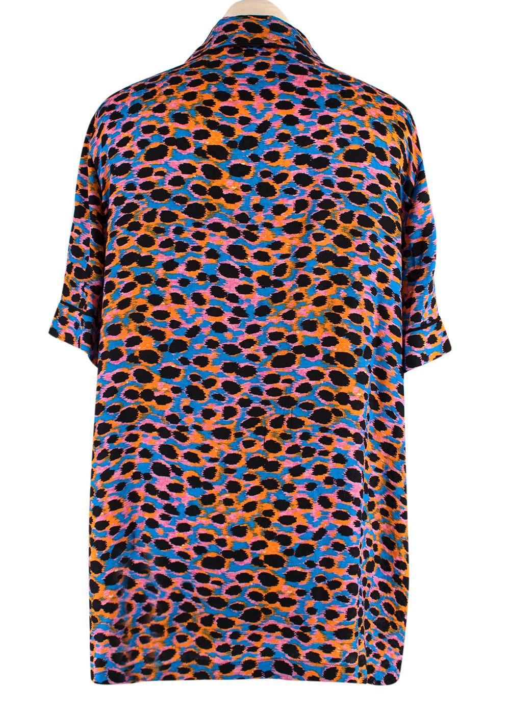 Dior Multicoloured Mizza Print Chez Moi Shirt & Pleated Skirt