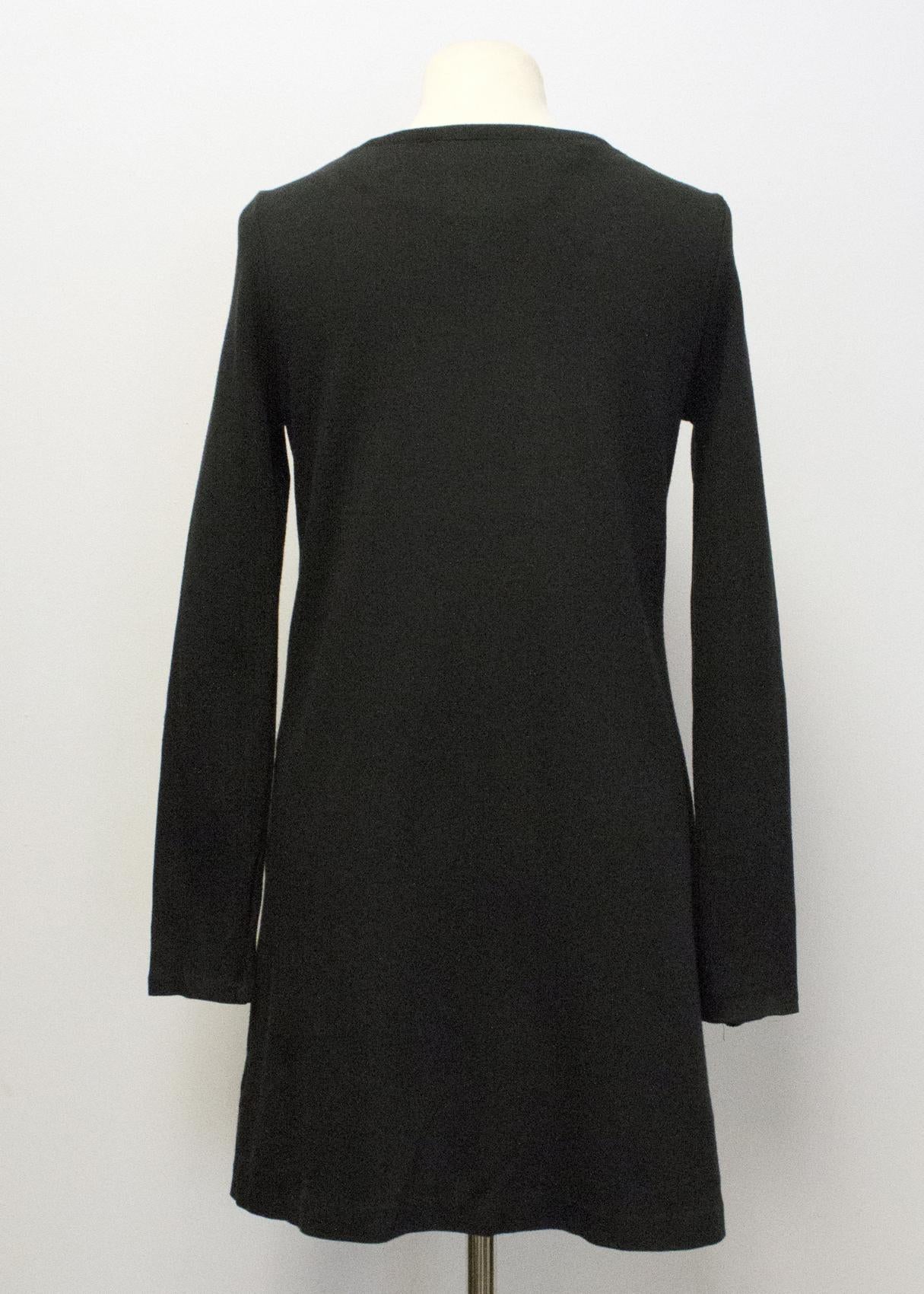 Tibi black jumper dress