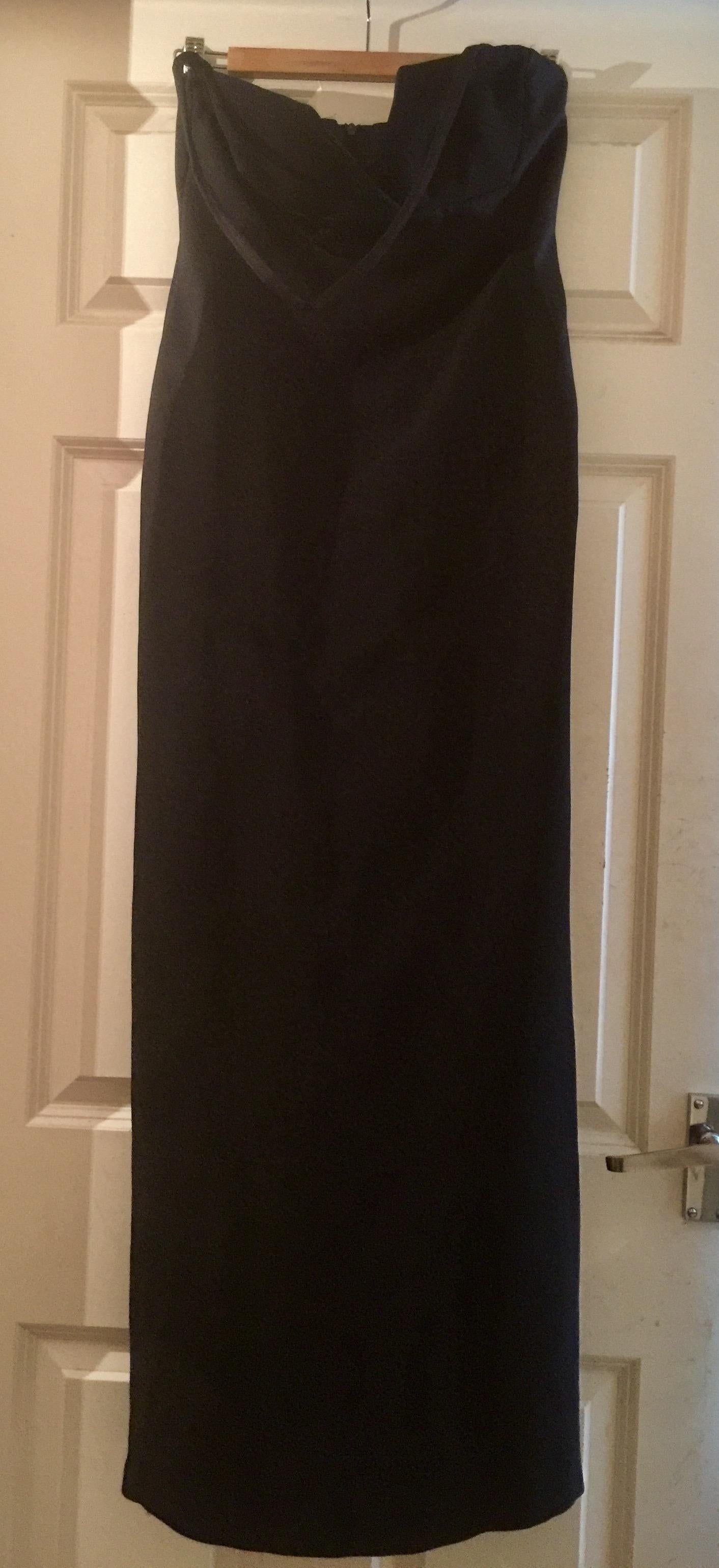 Max Mara Boned Draped Gown