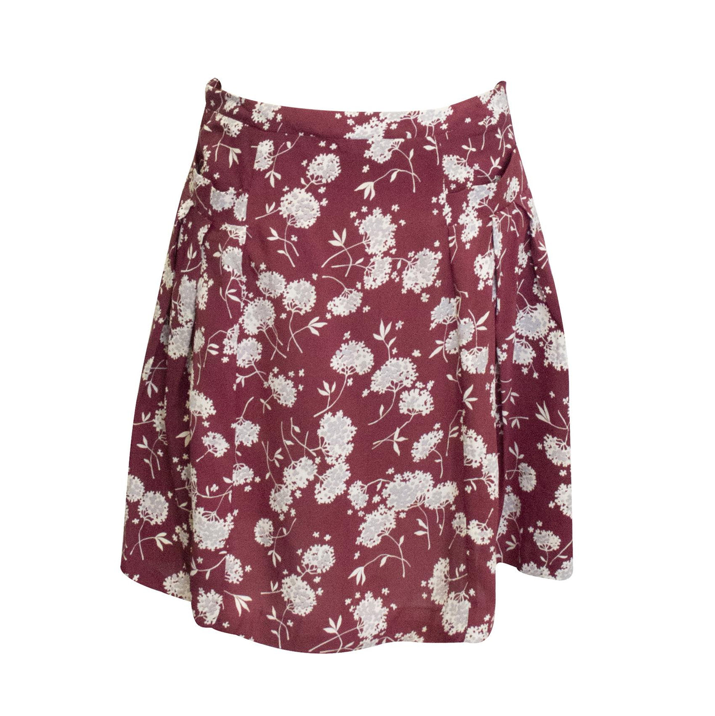Clothes Pin Red Floral Skirt