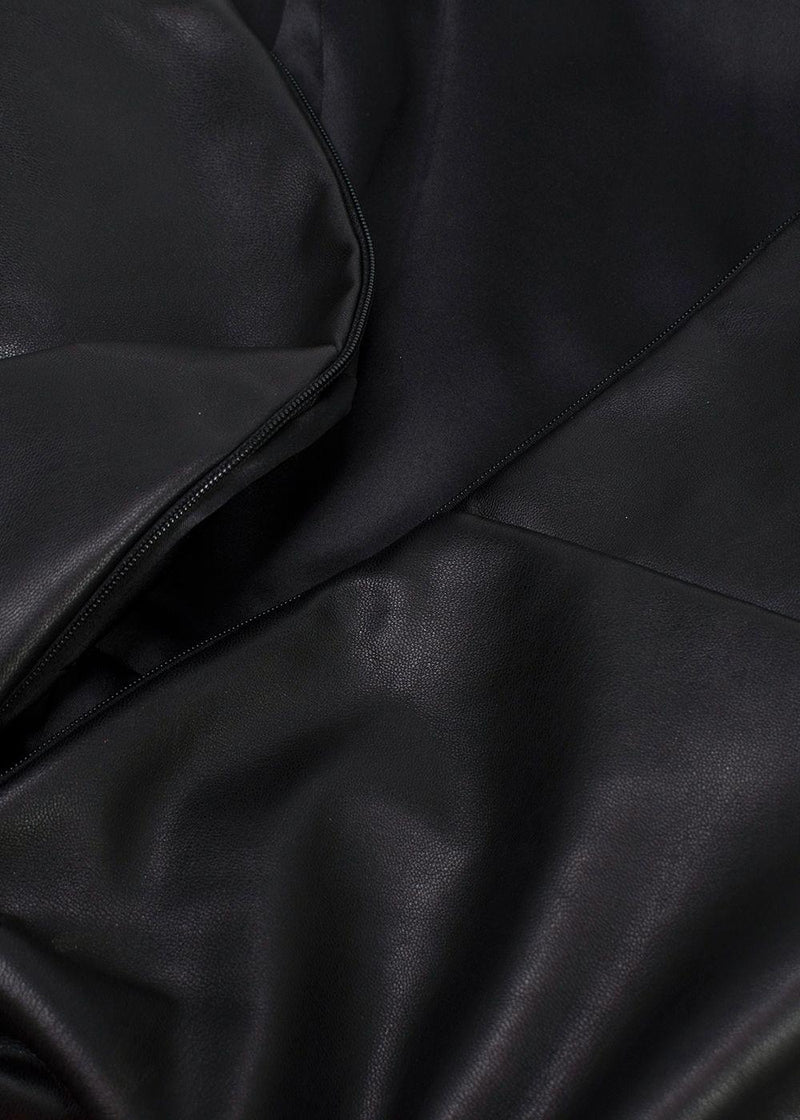 De La Vali Connie Faux Leather Mini Dress