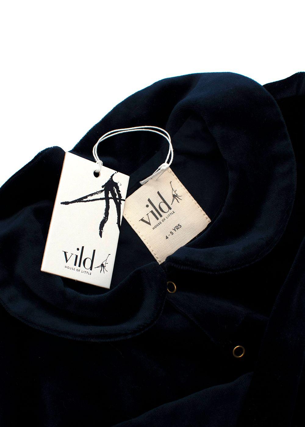 Kids 4-5Y Blue Velvet Suit