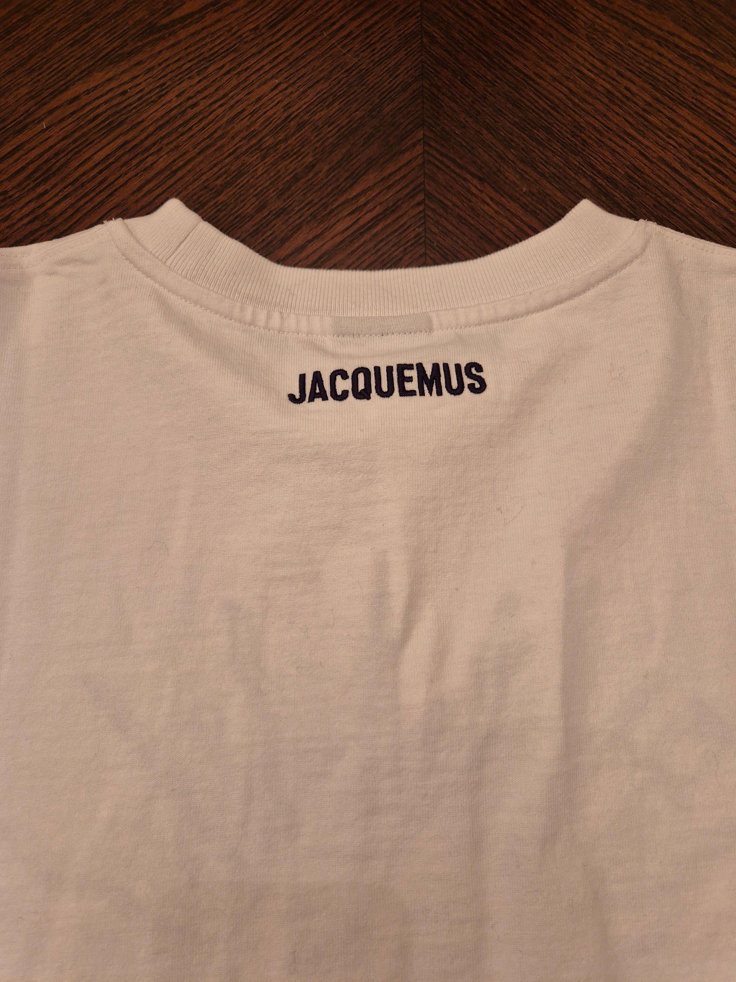Jacquemus Sun Print White Cotton T-Shirt