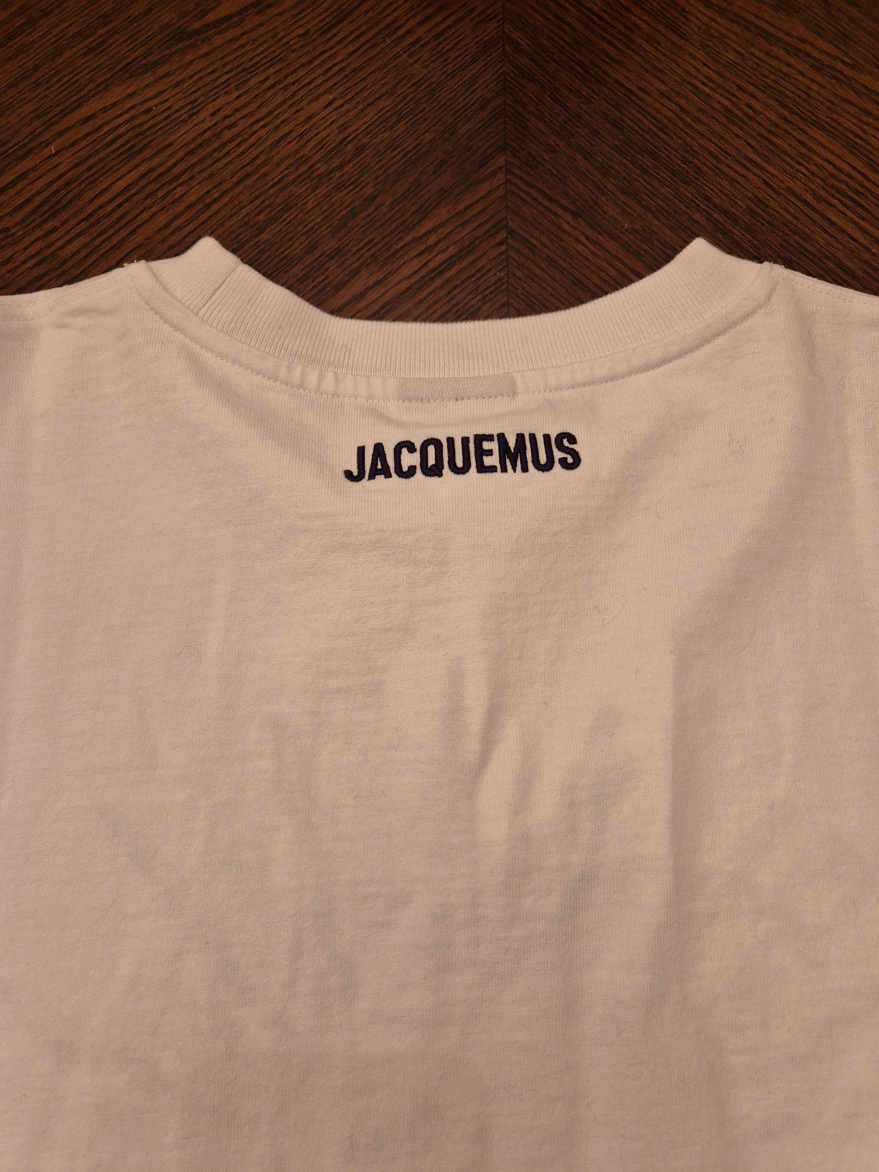 Jacquemus Sun Print White Cotton T-Shirt