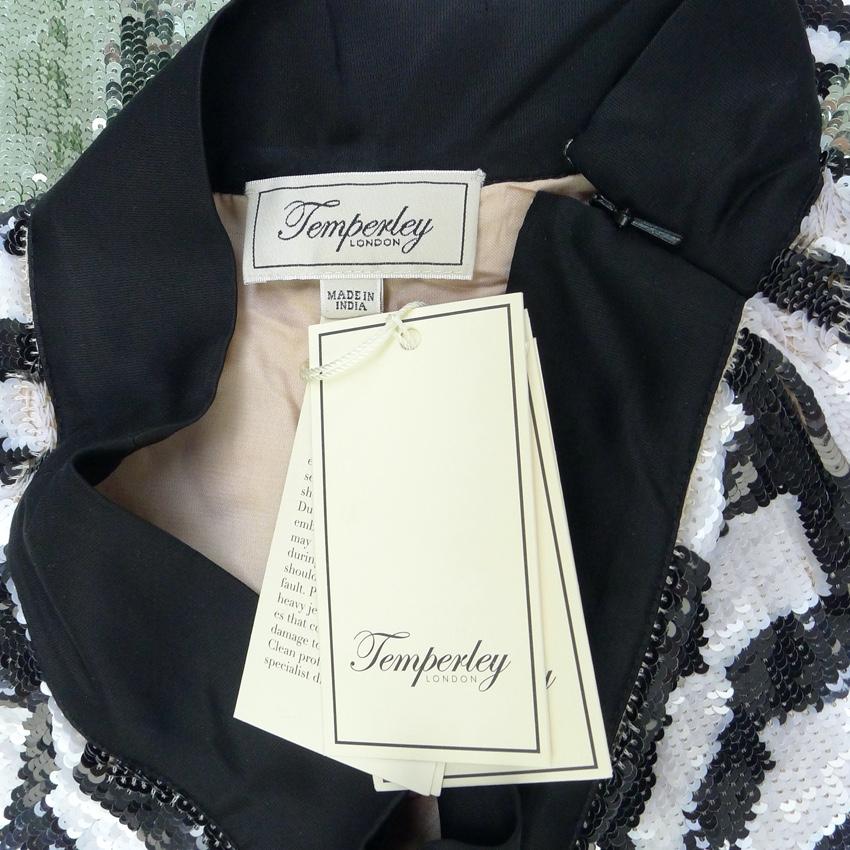 Temperley Idol wide leg sequin trousers