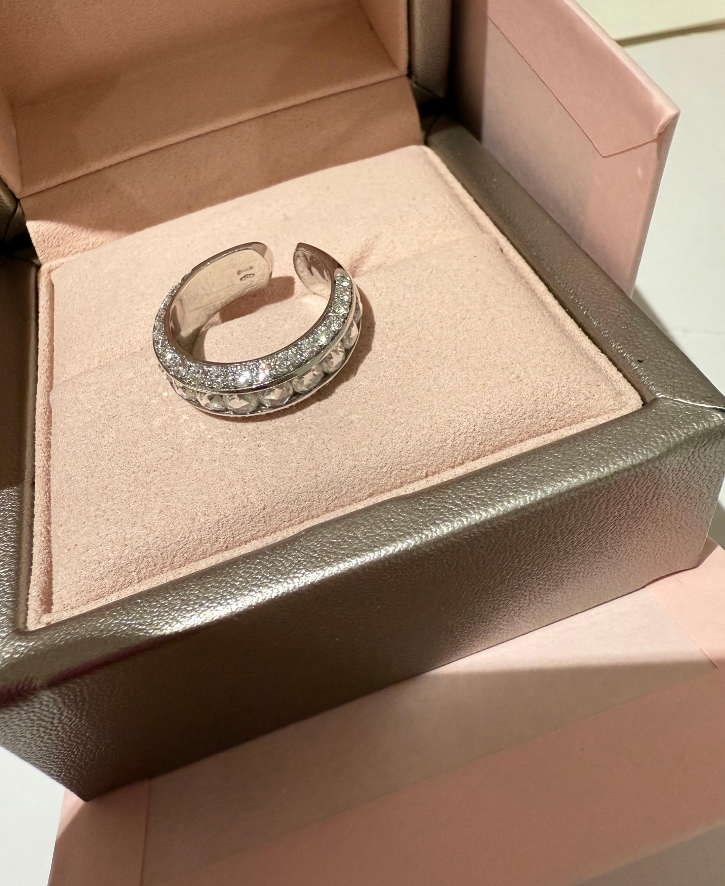 David Morris Pearl Rose Collection Diamond Ring