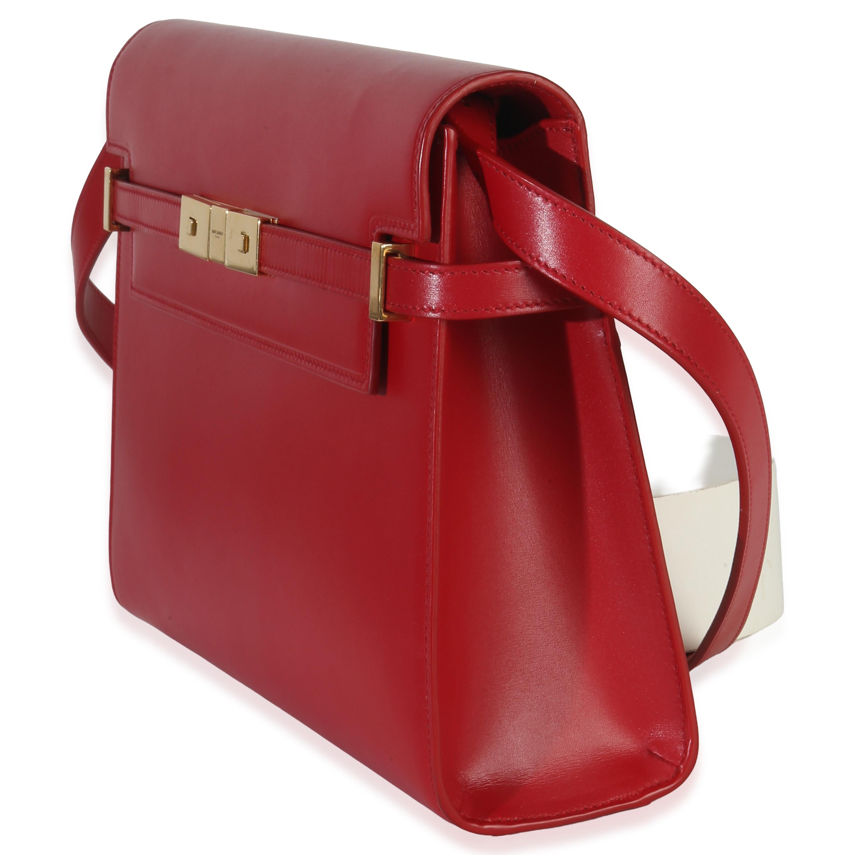 Saint Laurent  Calfskin Medium Manhattan Shoulder Bag