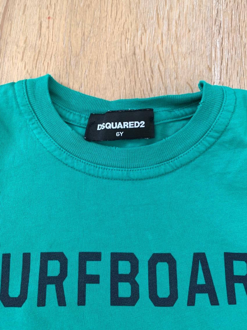 Dsquared2 Boys Green Long Sleeve Top