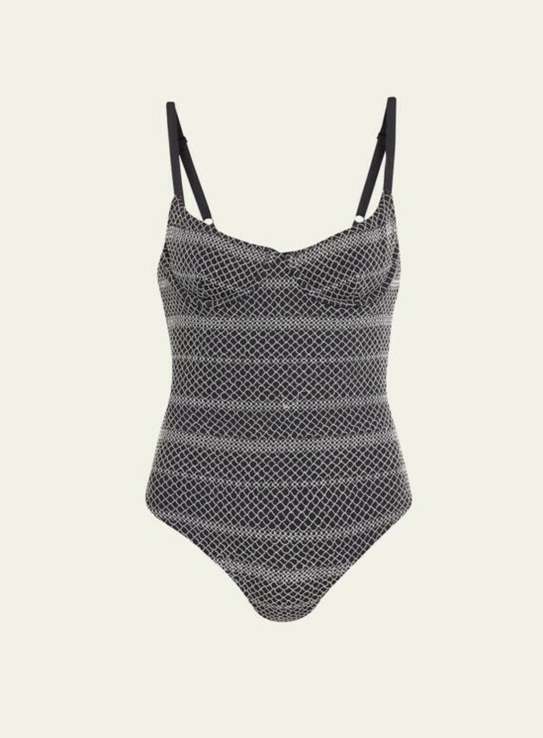 Sir The Label Francois Ruched One Piece Swimsuit