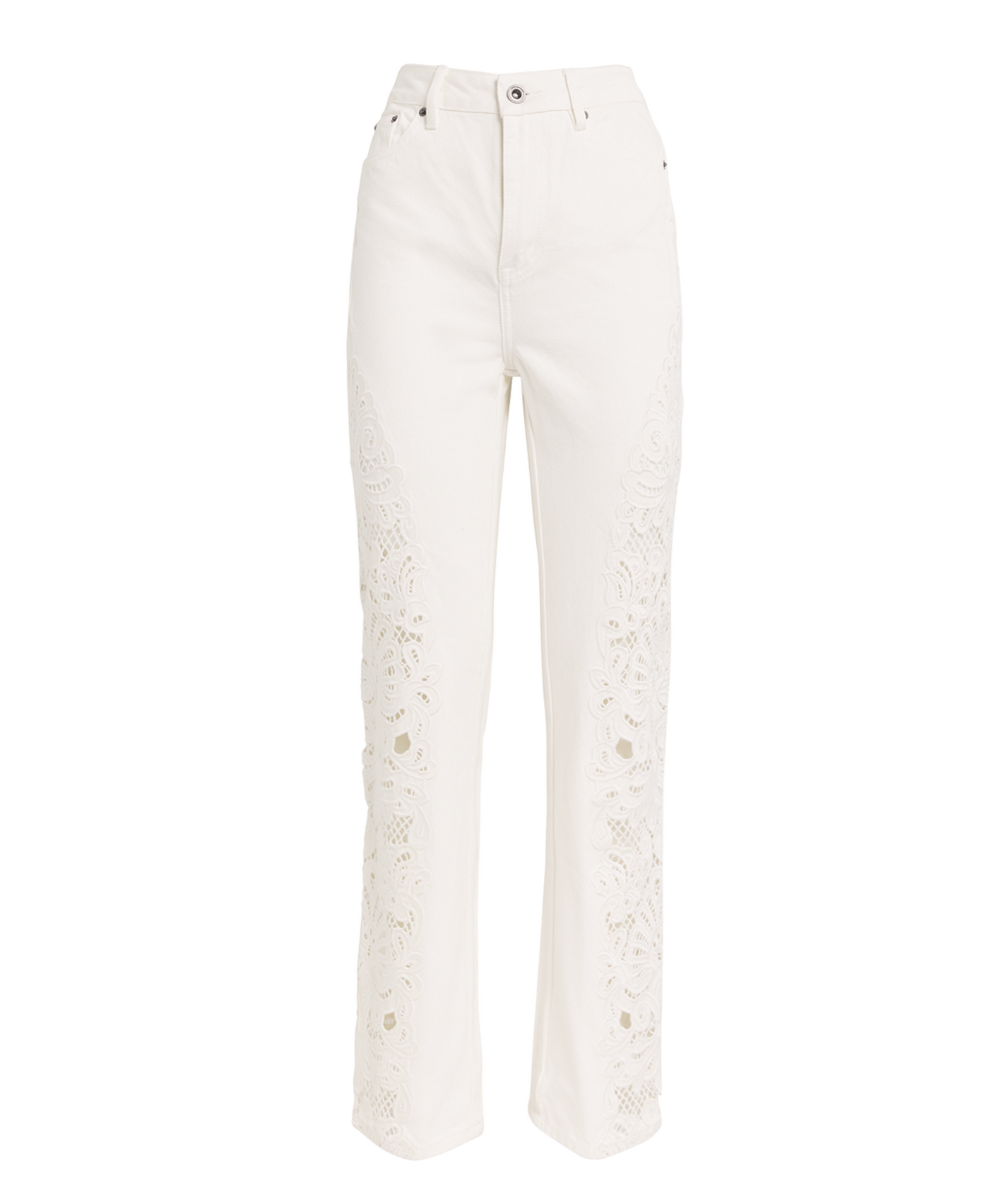Self-Portrait Embroidered Jeans