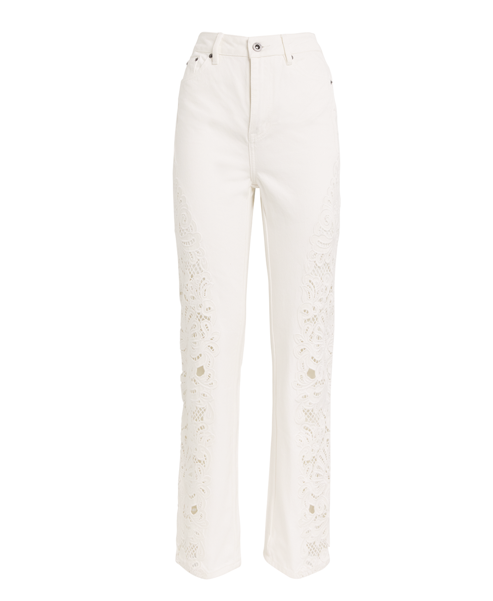 Self-Portrait Embroidered Jeans