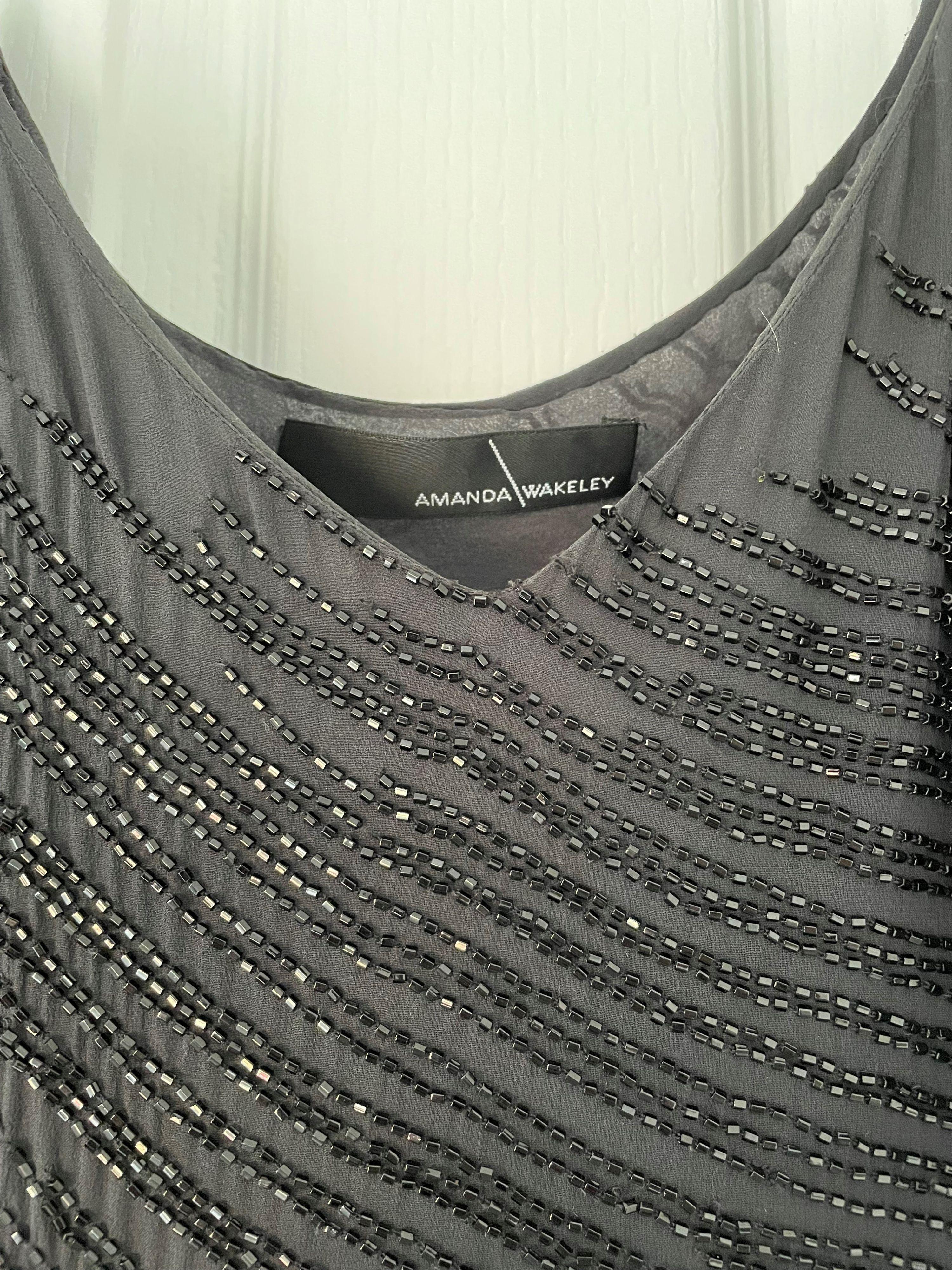 Vintage Silk Beaded Gown