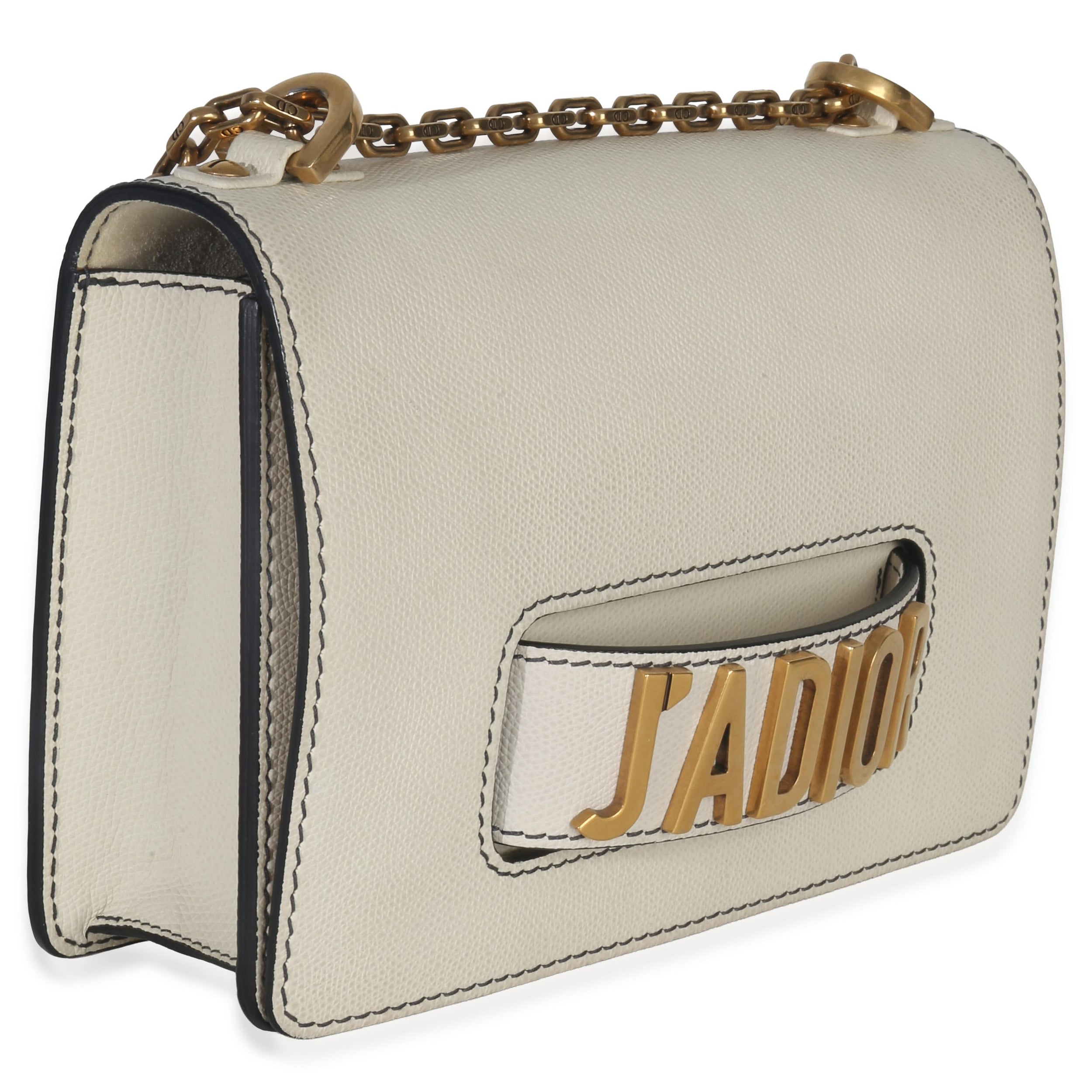 Christian Dior Grained Calfskin J'Adior Chain Flap Bag