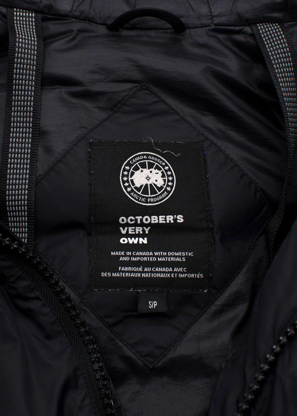 Canada Goose X Octobers Very Own Constable Black Parka Coat