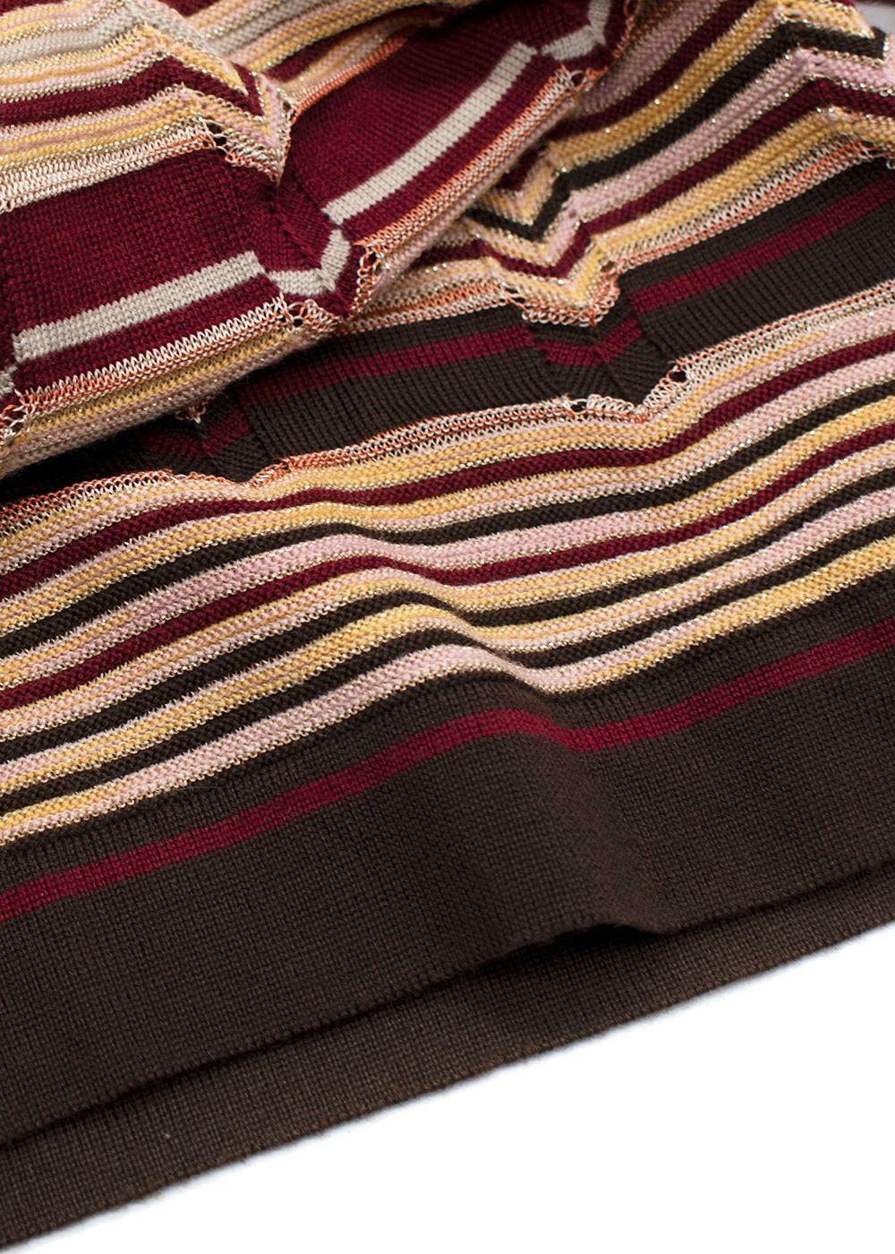 Missoni Stripe Multicolour Belted Dress