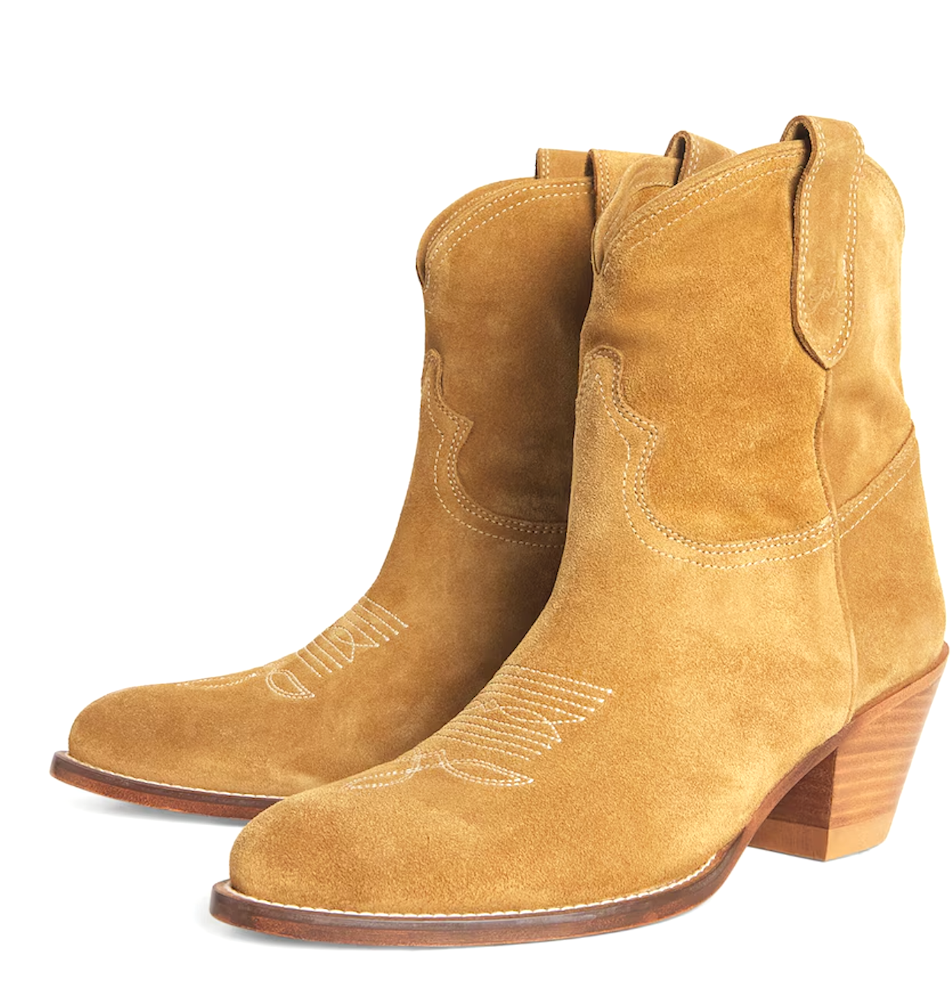 Polo Ralph Lauren Suede Western Ankle Boots 55