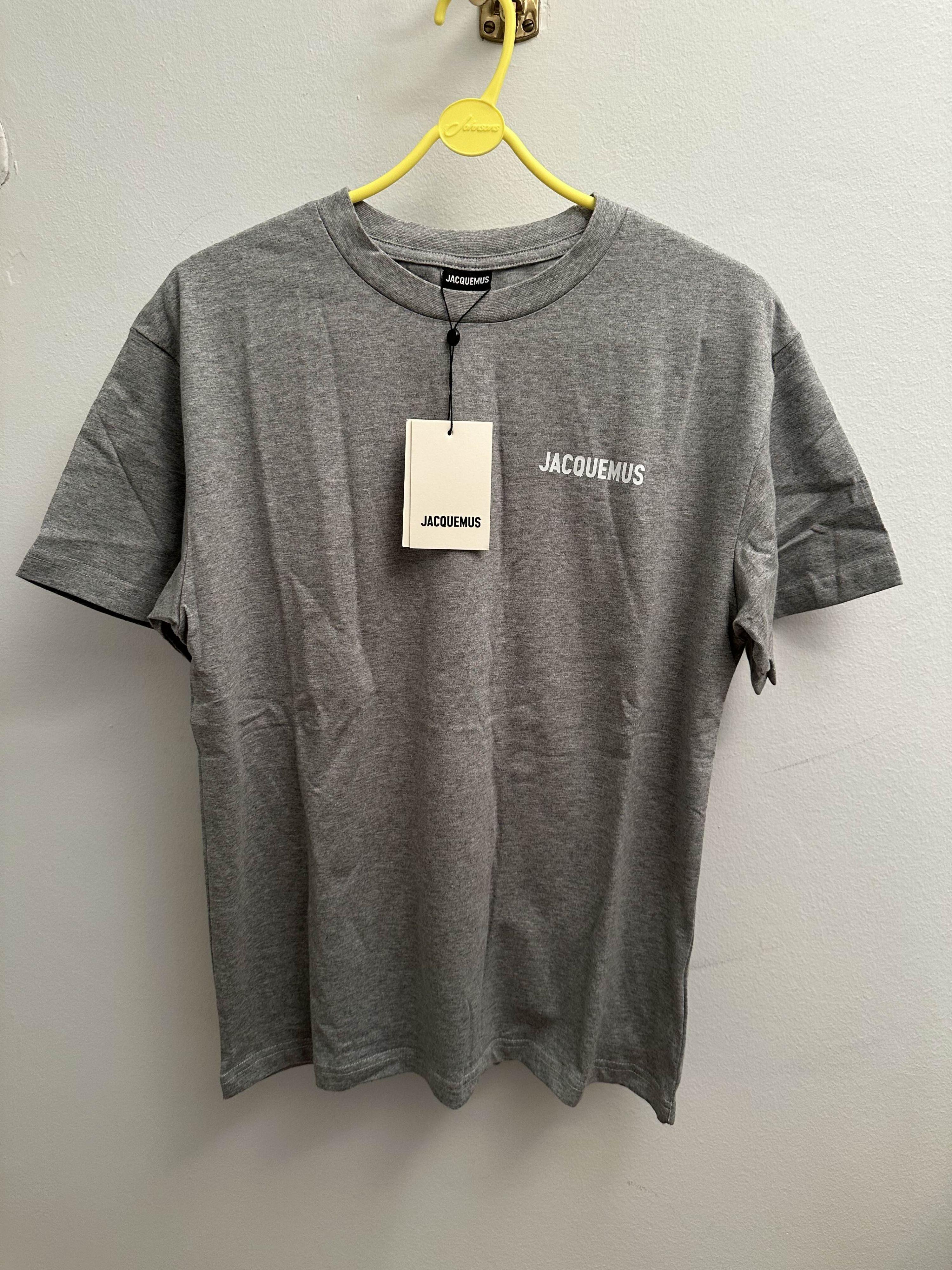 Jacquemus Grey Logo T-Shirt