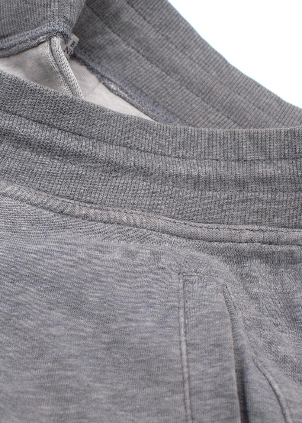 Brunello Cucinelli Grey Cuffed Sweatpants