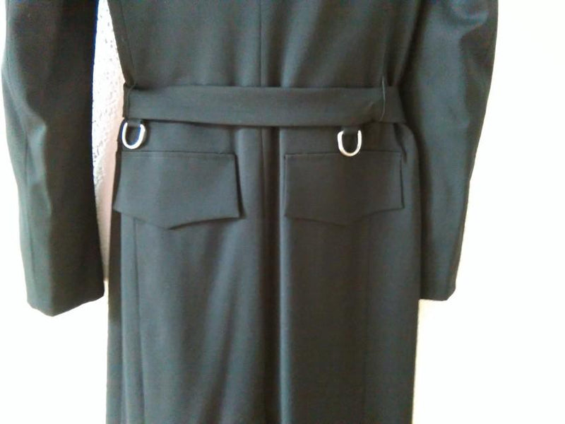Gucci Black Wool Wrap Coat