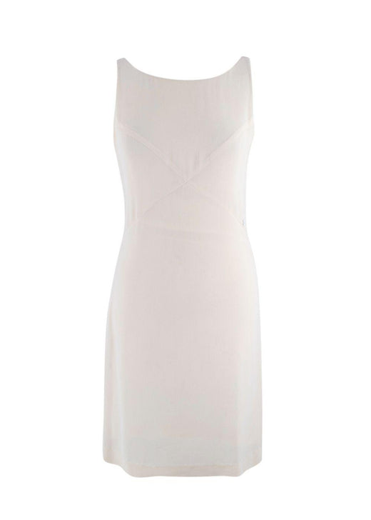 Chanel Cream Silk Mini Dress