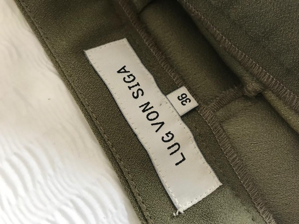 Lug Von Siga khaki summer weight trousers