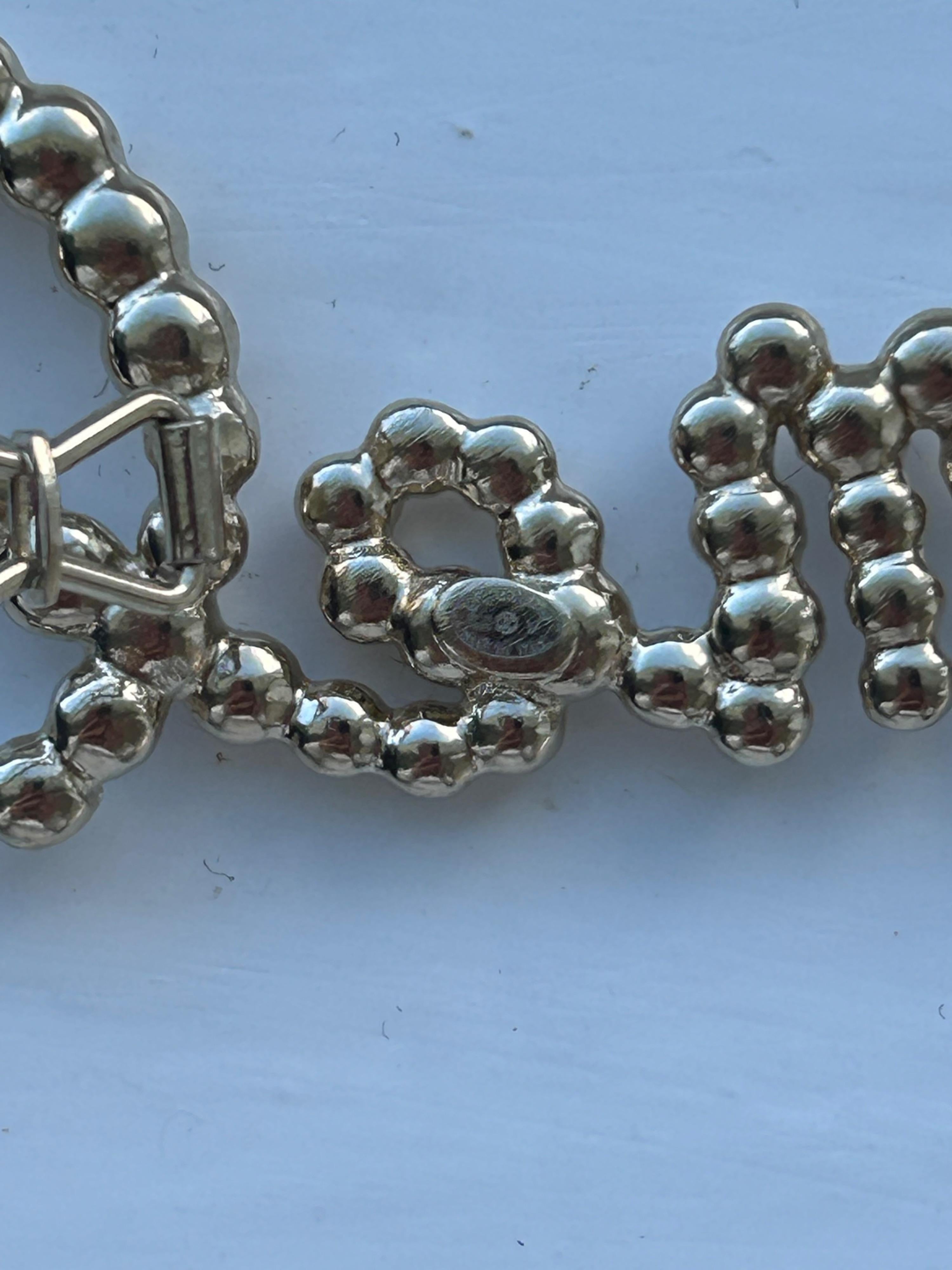 Chanel Faux Pearl Logo Hair Clip