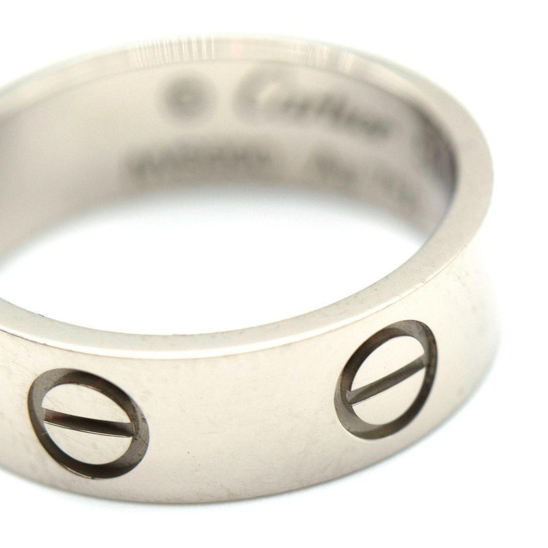 Cartier White Gold LOVE Ring 50