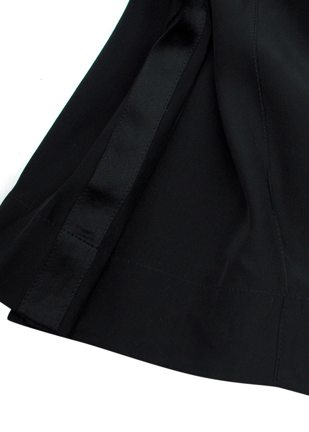 Serena Bute Black 100% Silk Trouser