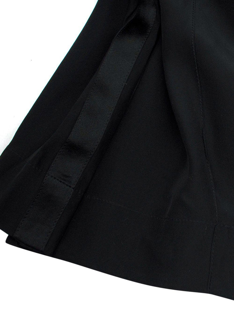 Serena Bute Black 100% Silk Trouser