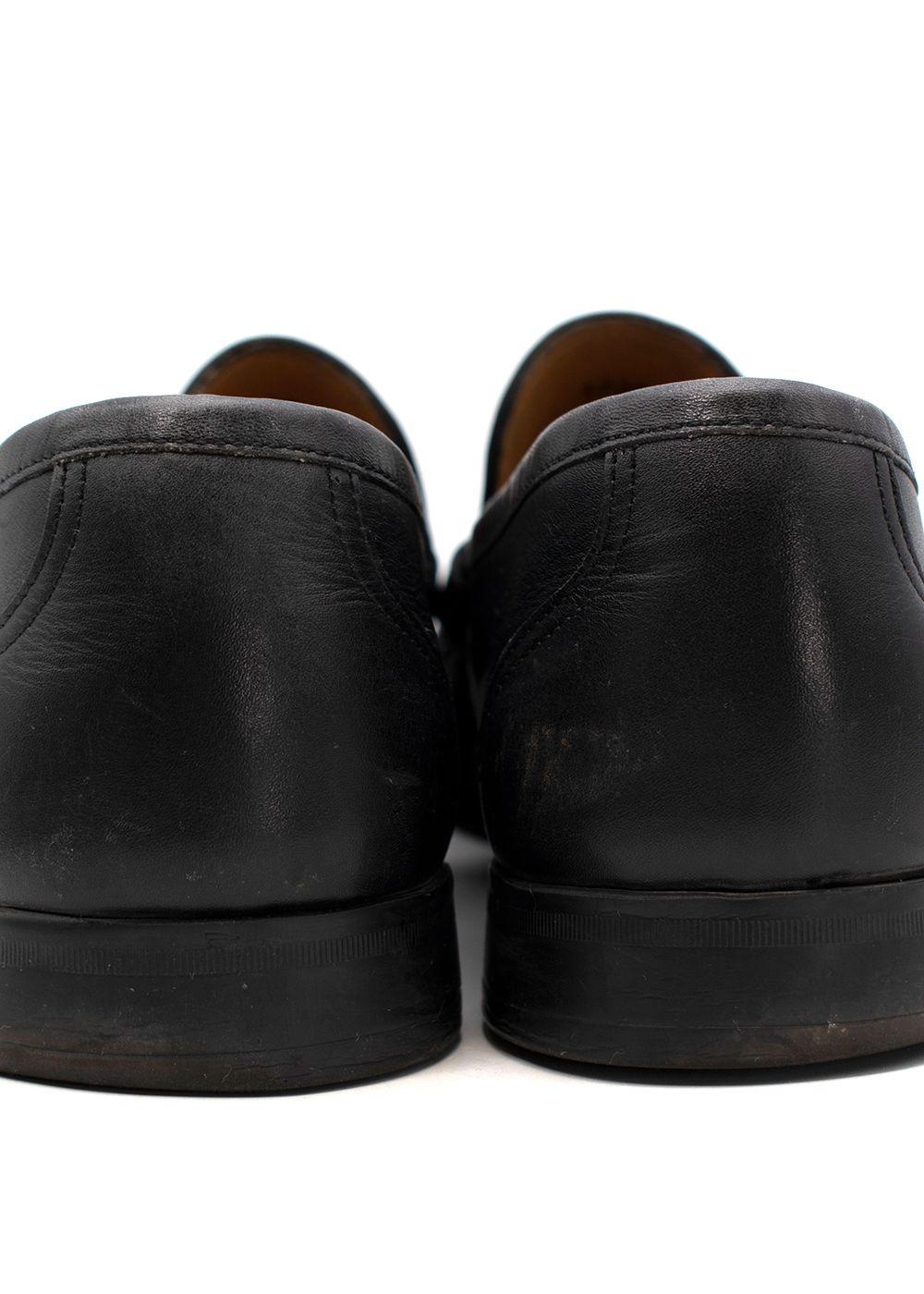 Magnanni Black Leather Loafers