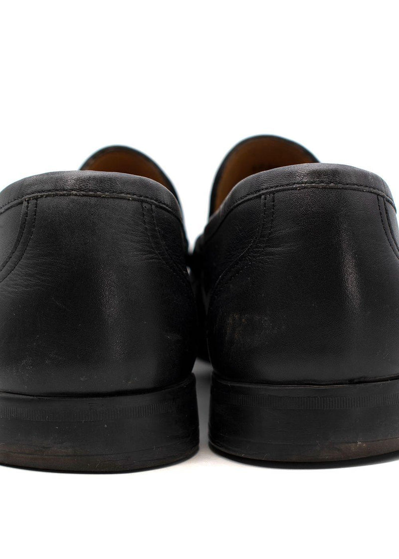 Magnanni Black Leather Loafers