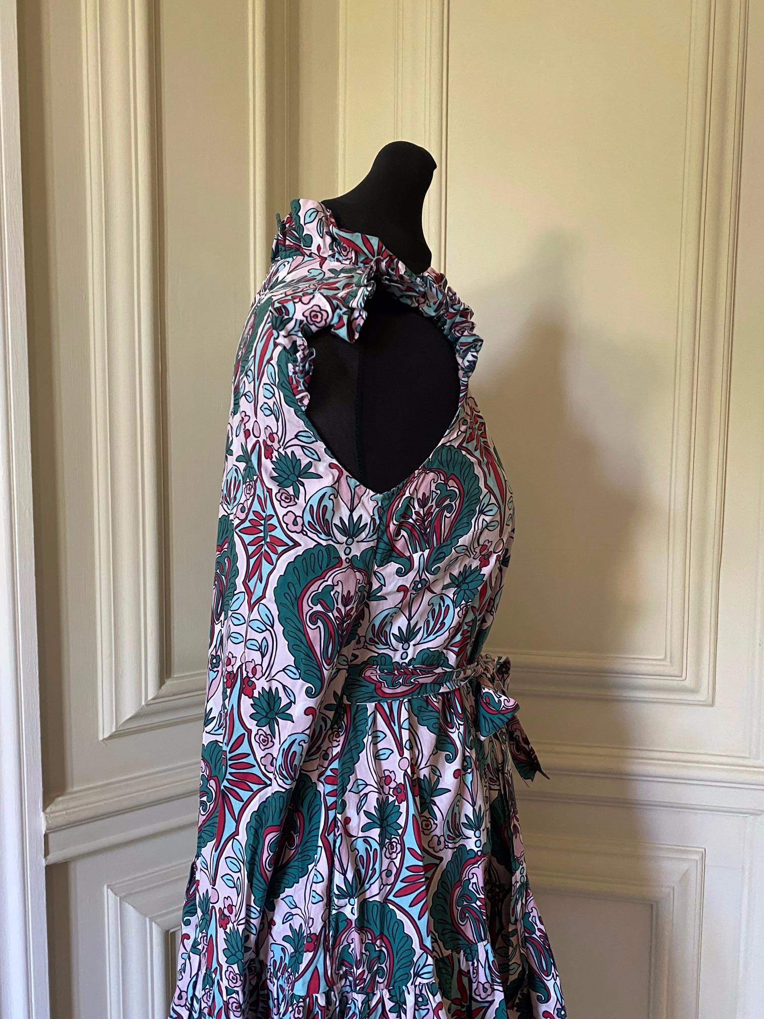 Short & Sassy Cotton Poplin Ruffle Dress