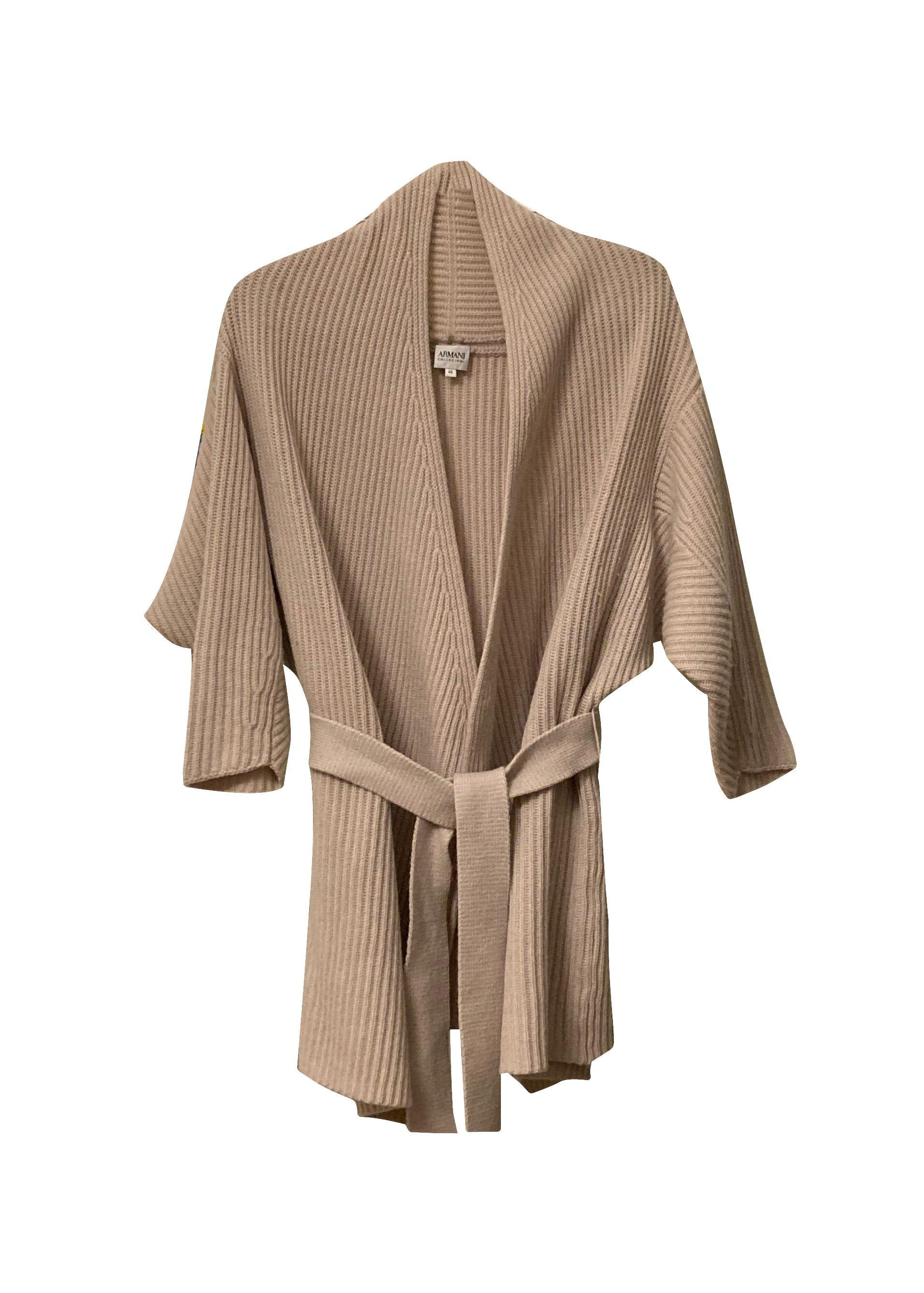 Cashmere & Wool Belted Cardigan