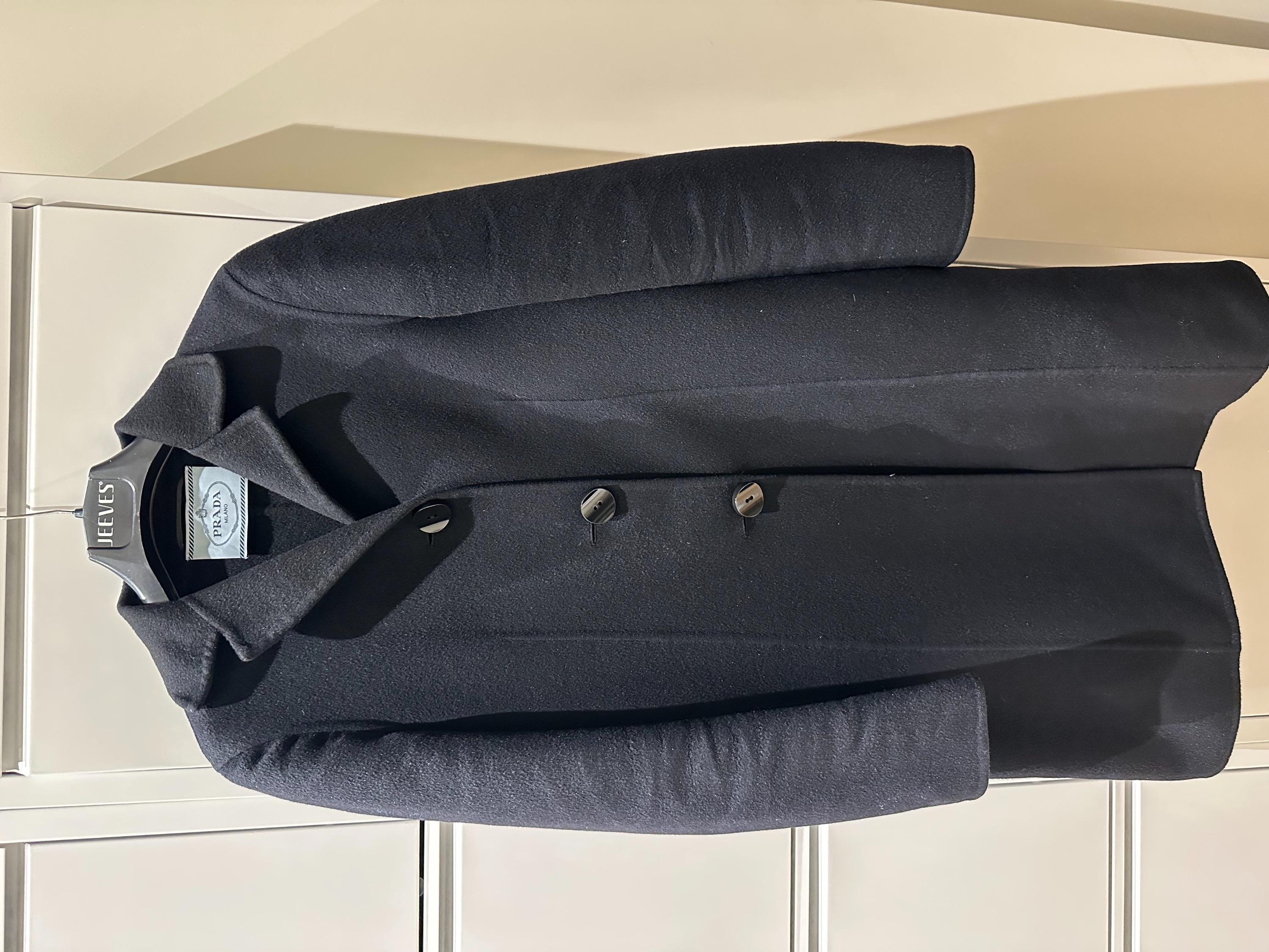 Black Wool & Cashmere Coat