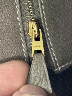 Hermes Etoupe Togo Birkin 30 With Receipt