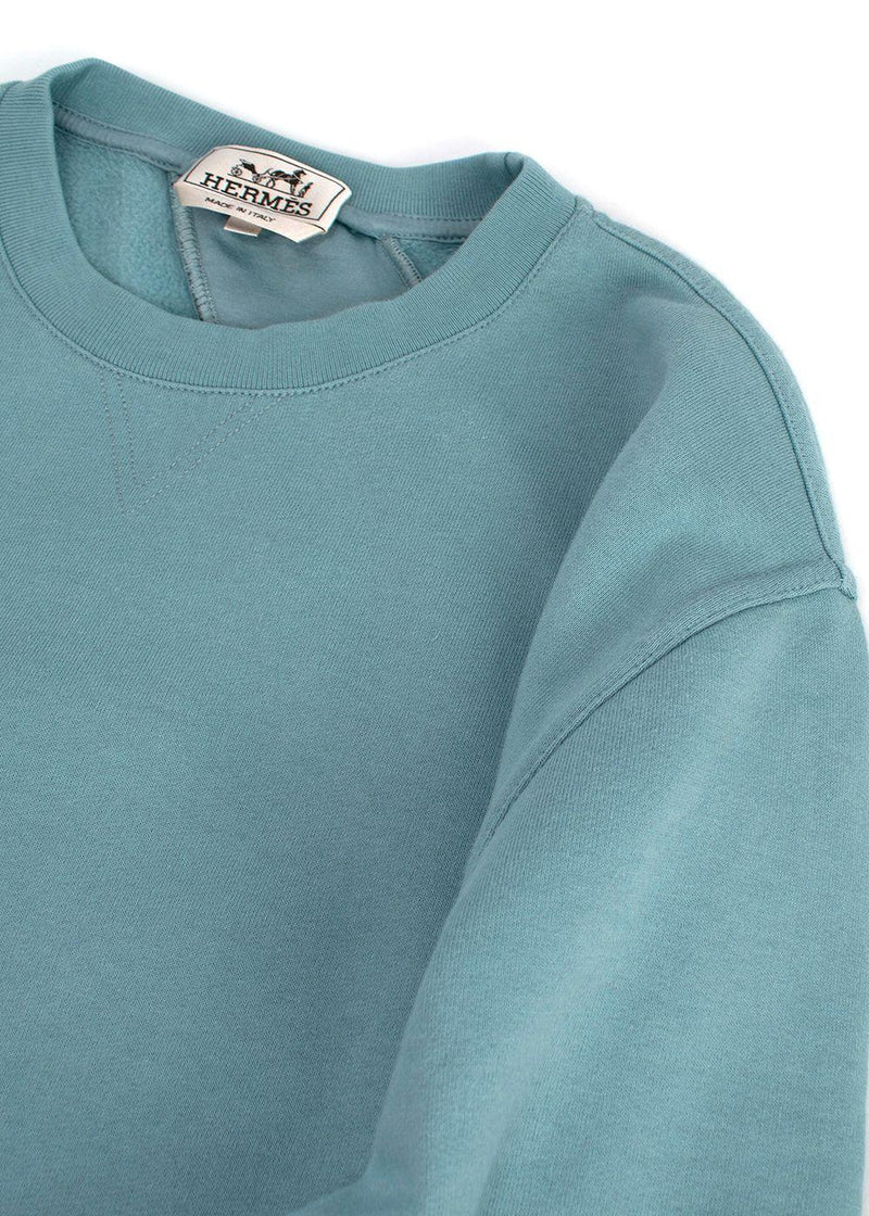 Hermes Teal Run H T-shirt