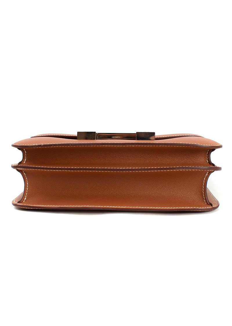 Hermès Constance 24 in Gold Madame Leather with Palladium Lizard Hardware