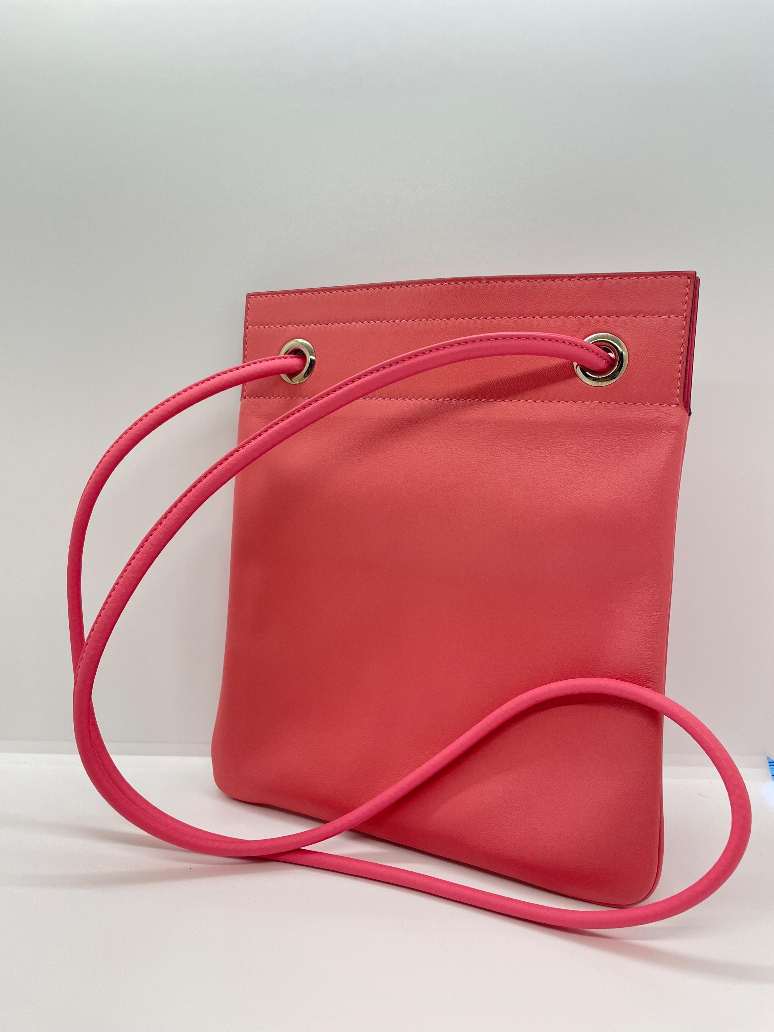 Rose Azalee Swift Leather Mini Aline Bag