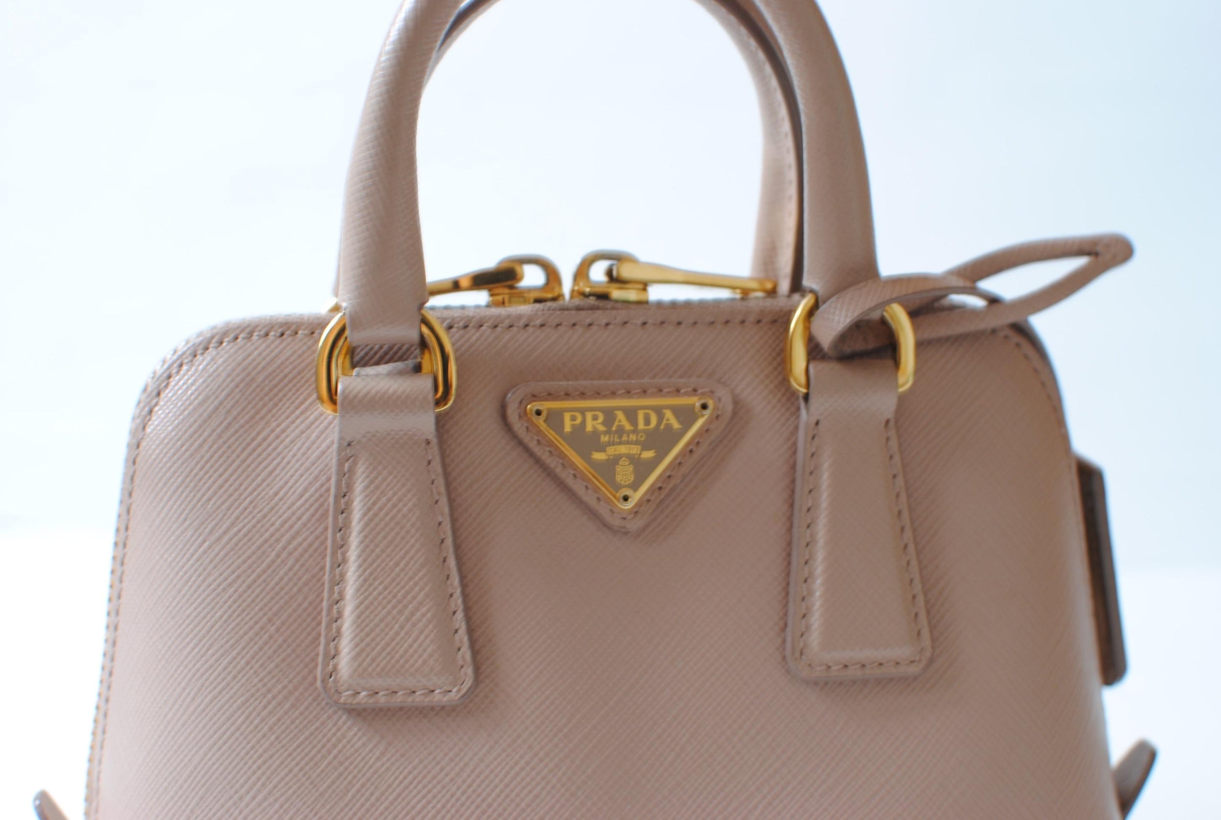 Prada Pink Saffiano Leather Promenade