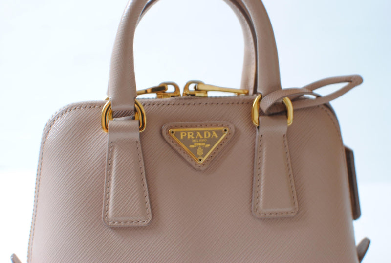 Prada Pink Saffiano Leather Promenade