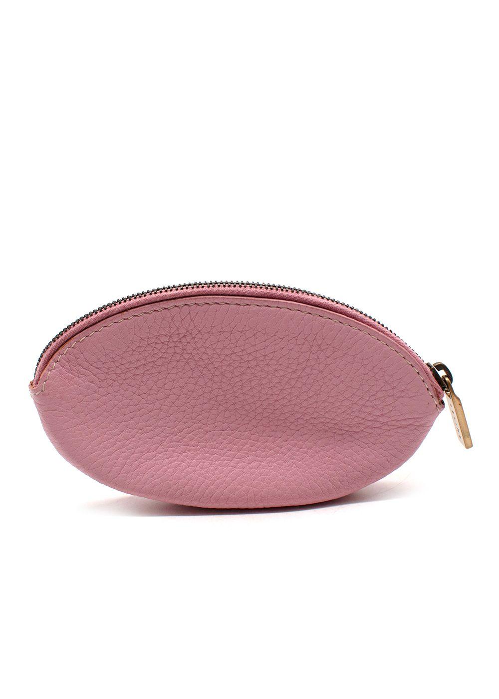 Celine Pink Logo Coin Purse