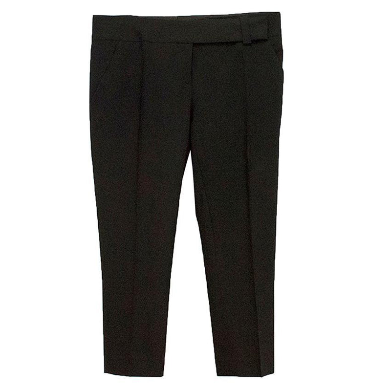 John Richmond black pleated trousers