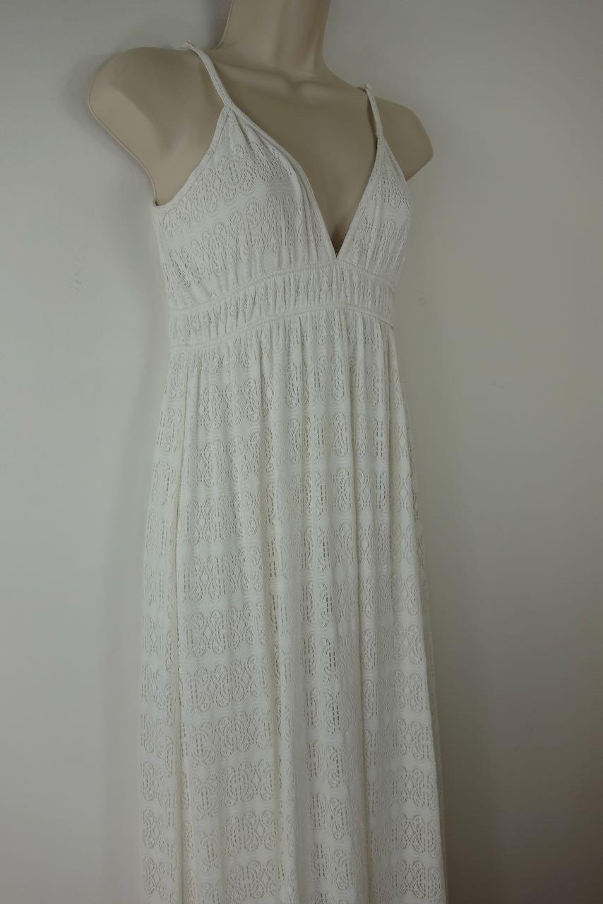 Ivory Lace Maxi Dress