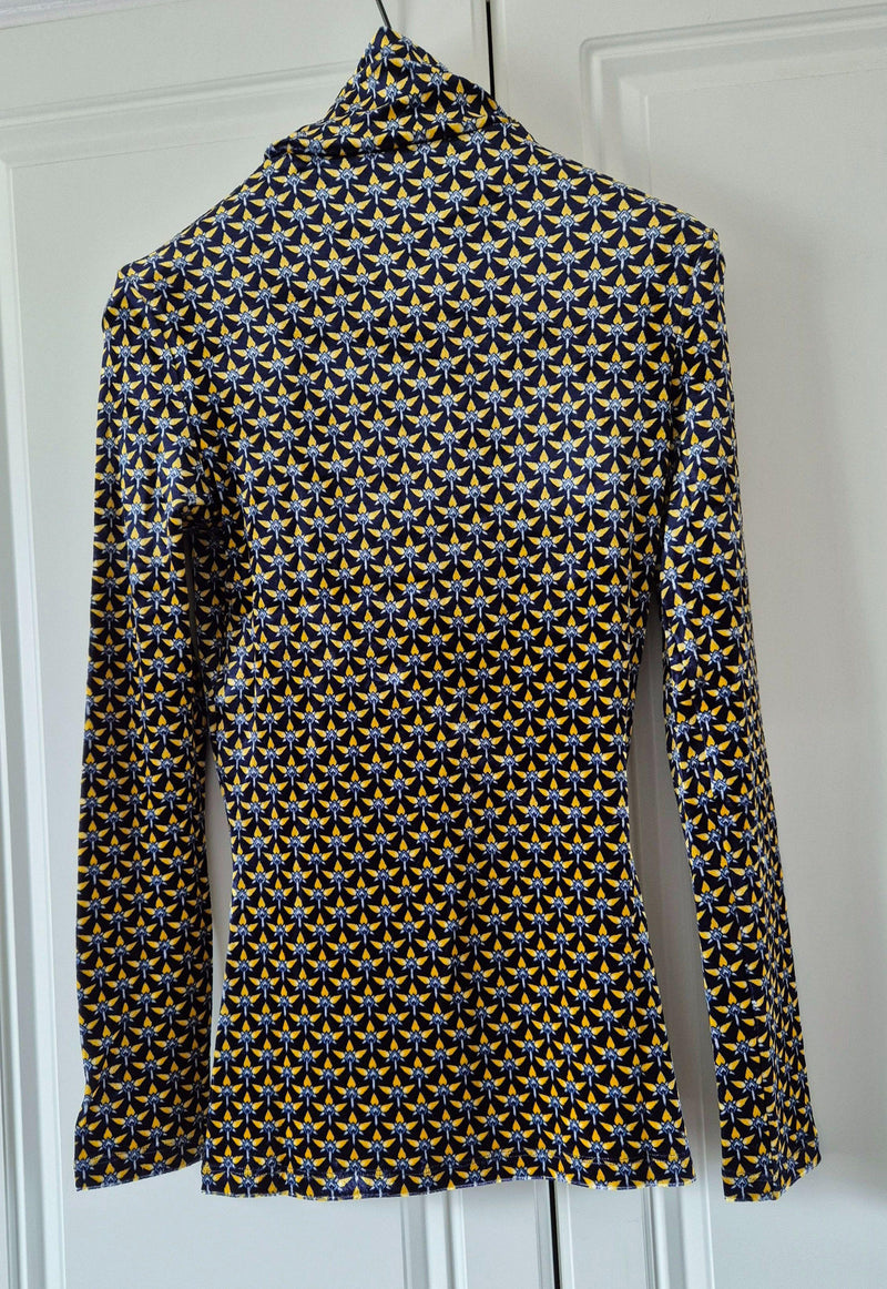 Paco Rabanne Printed Velvet Top